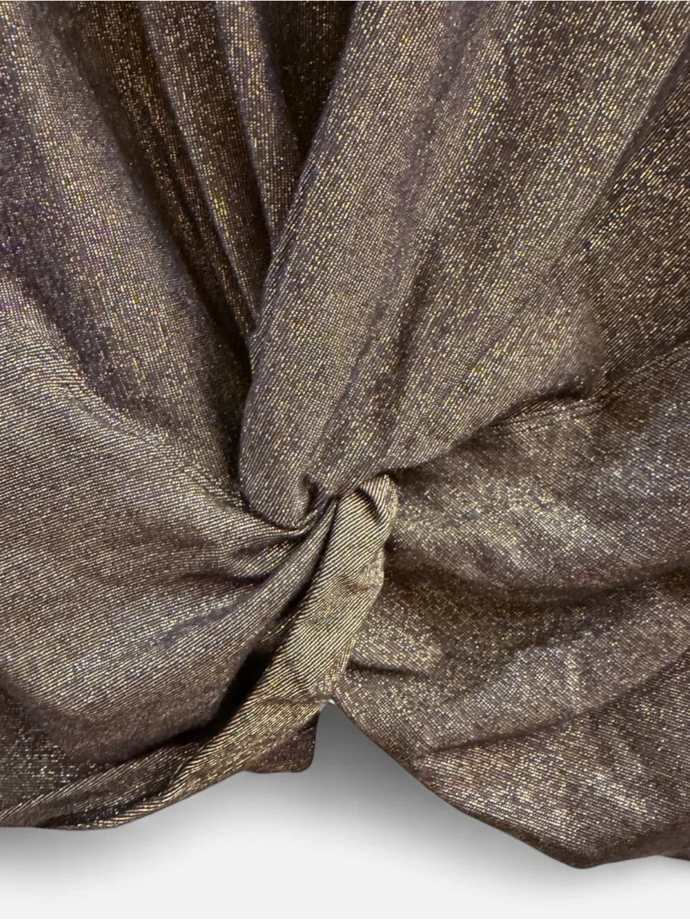 Lululemon Metallic Twist Front Top Size 10 NWOT